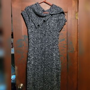 Woven large winter dress